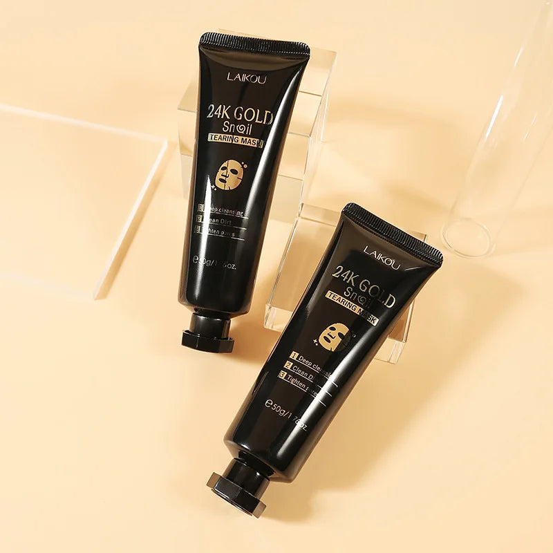 LAIKOU 24K Gold Sakura Peeling Face Mask – Glow Like Gold